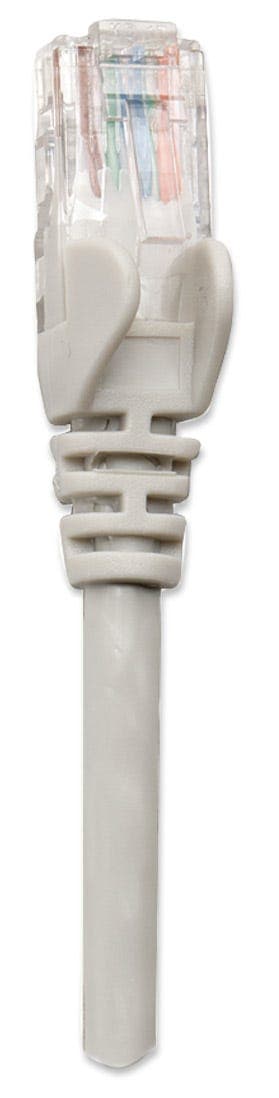 Intellinet Patchkabel Rj45 U/Utp Cat6 15m Hebelschutz Grau