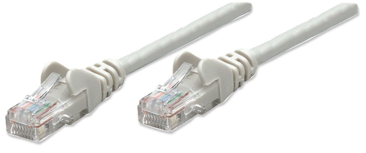 Intellinet Patchkabel Rj45 U/Utp Cat6 7.50m Hebelschutz Grau