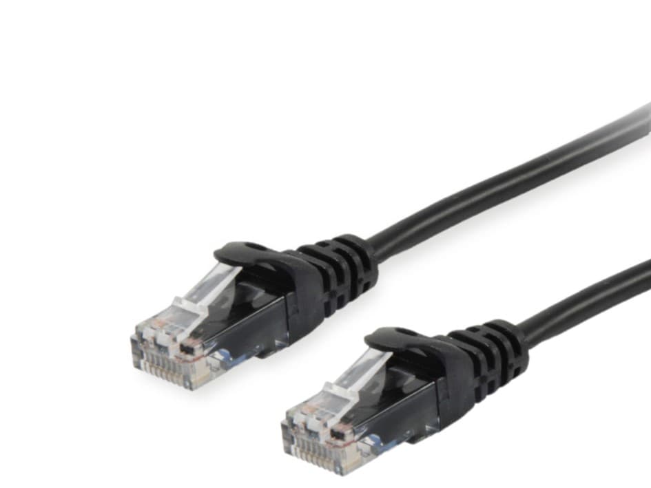 Equip Patchkabel Cat6a U/Utp 2xrj45 1.50m Schwarz Lszh Polybeutel
