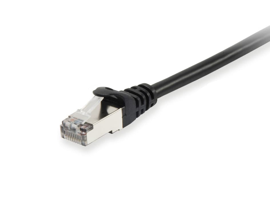 Equip Patchkabel Cat6a S/Ftp 2xrj45 1.50m Schwarz Lszh Polybeutel