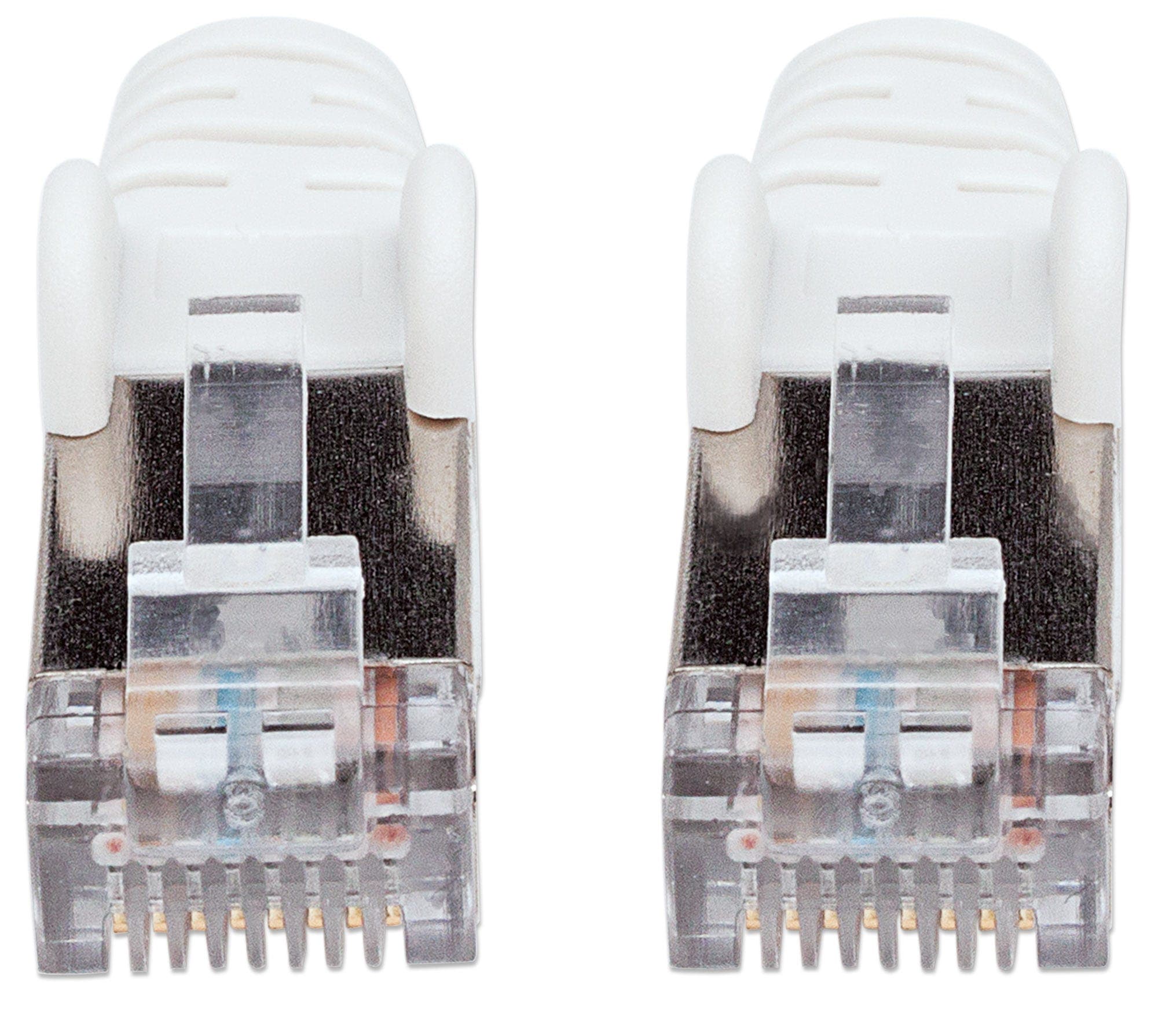 Intellinet Patchkabel Rj45 S/Ftp Cat6 3,0m Lszh Hebels. Weiß