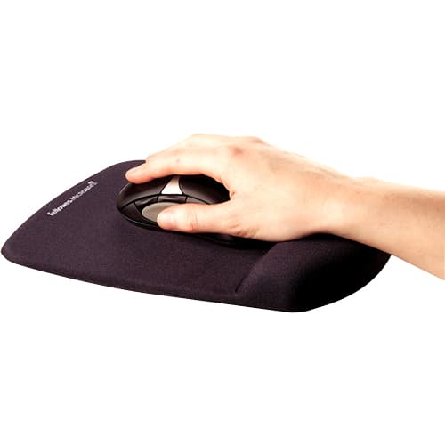 Fellowes Mauspad-Handgelenkauflage Plushtouch Schwarz