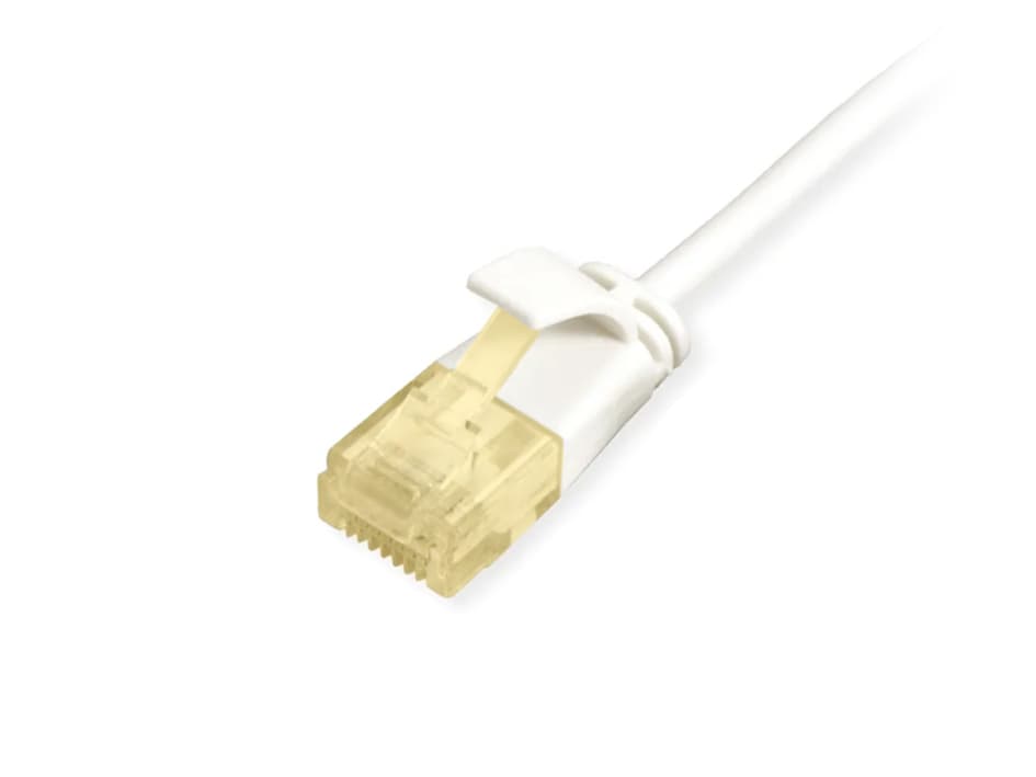 Equip Patchkabel Cat6a Slimflex U/Utp 0.15m Weiß Lszh 2xrj45 Polybeutel
