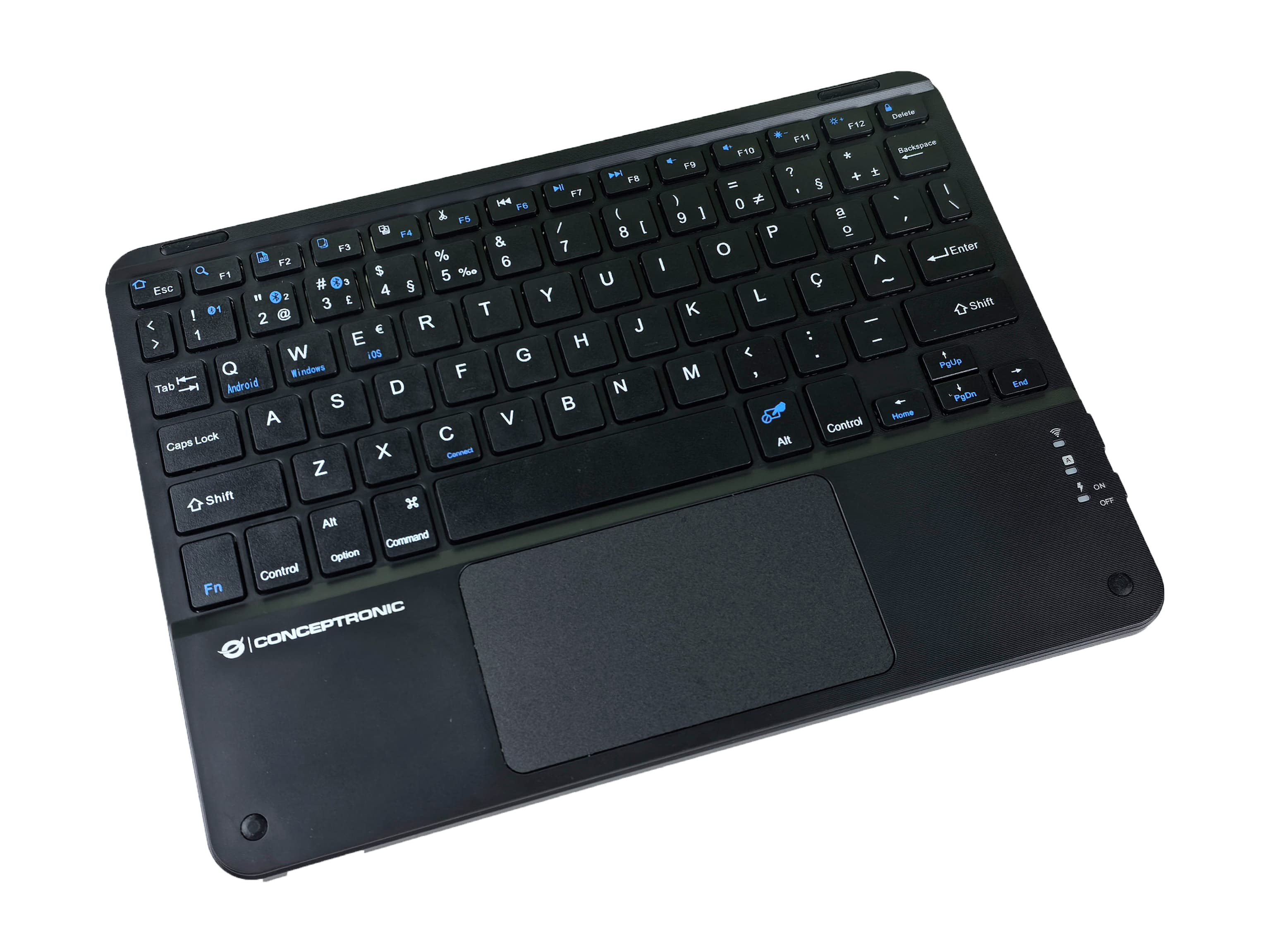 Conceptronic 10" Wireless Tastatur Bt5.4 Layout Pt Schwarz