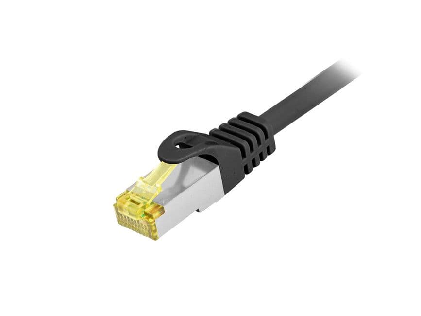 Equip Patchkabel Cat6a Outd.S/Ftp 2xrj45 10.00m Schwarz Lszh