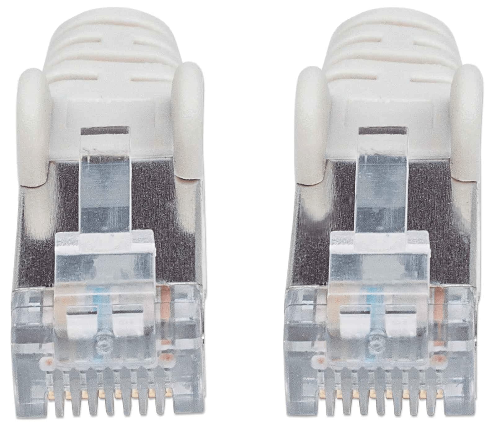 Intellinet Patchkabel Cat6a-Stecker/Cat7-Rohkabel 1m Grau