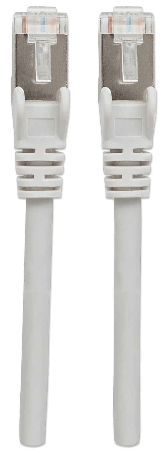 Intellinet Patchkabel Cat6a-Stecker/Cat7-Rohkabel 0,25m Grau