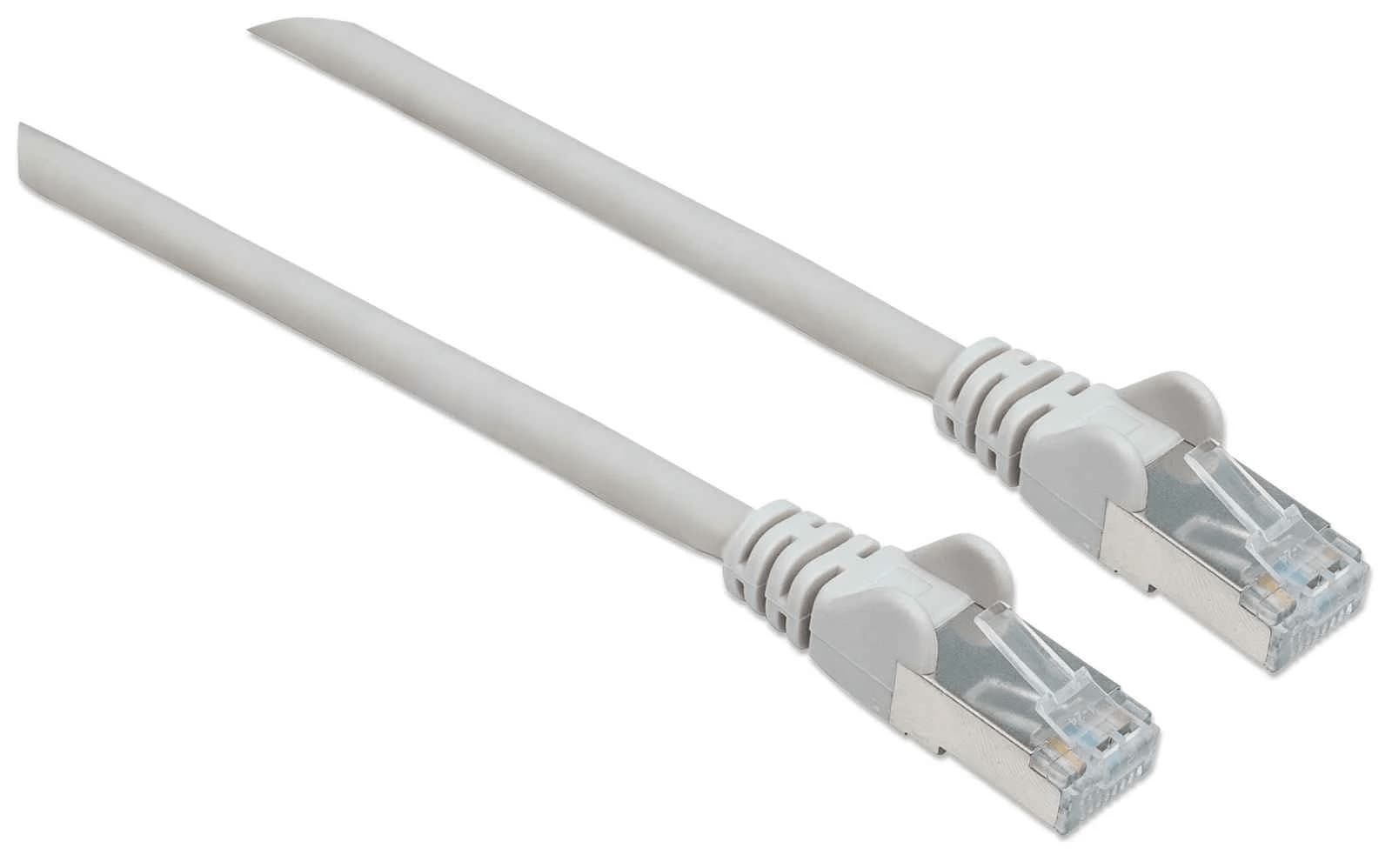 Intellinet Patchkabel Cat6a-Stecker/Cat7-Rohkabel 1,5m Grau