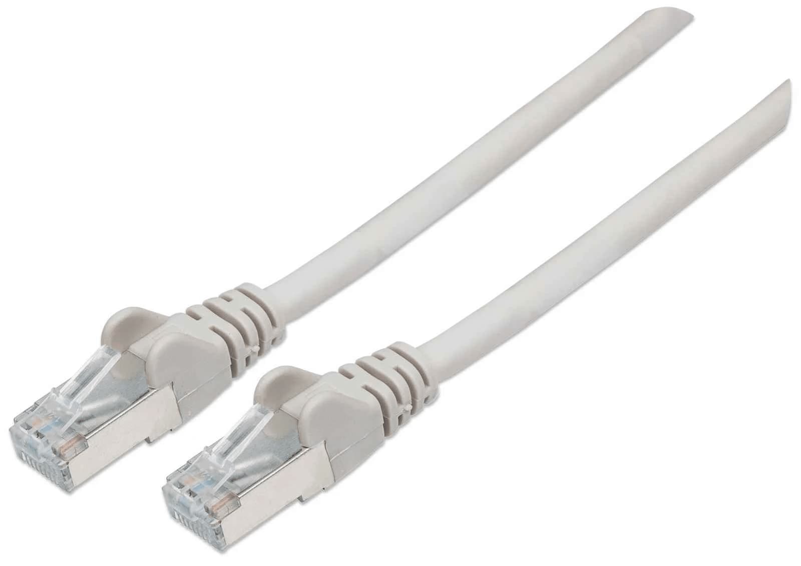 Intellinet Patchkabel Cat6a-Stecker/Cat7-Rohkabel 0,5m Grau