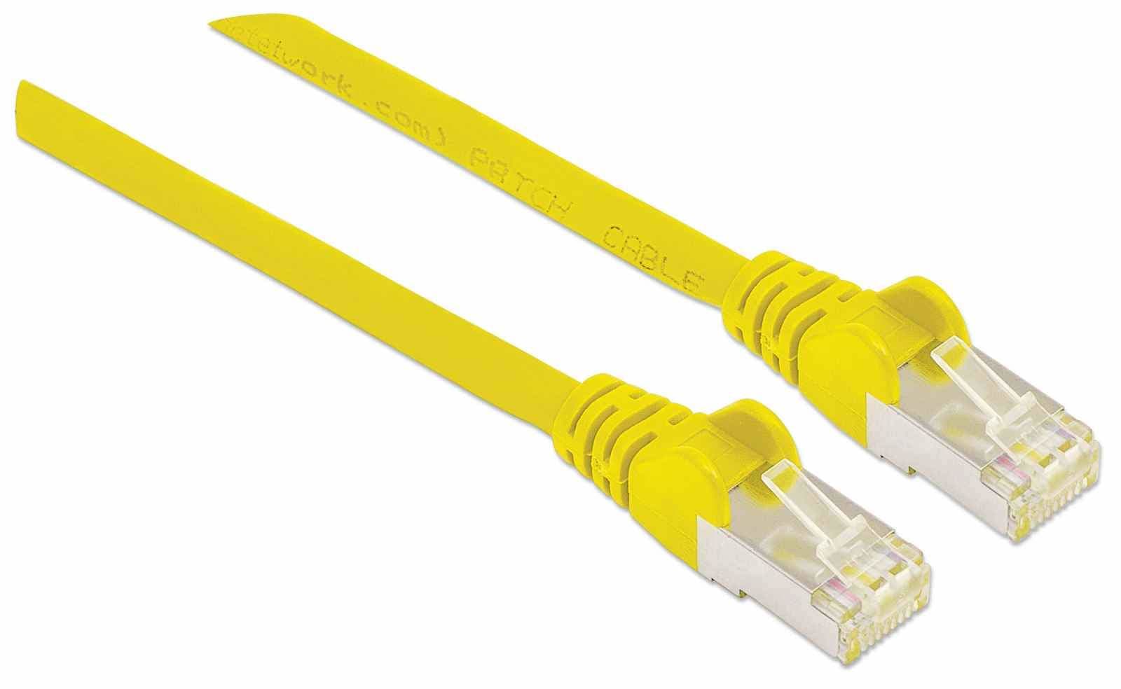 Intellinet Patchkabel Cat6a-Stecker/Cat7-Rohkabel 2m Gelb