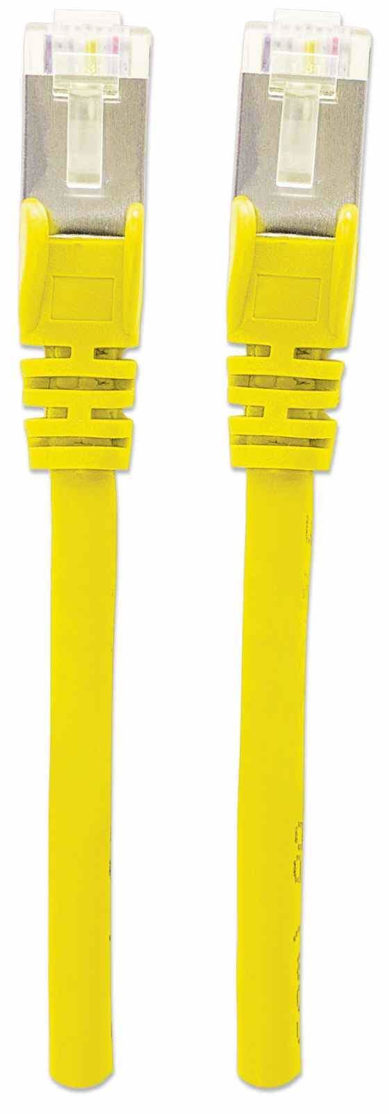 Intellinet Patchkabel Cat6a-Stecker/Cat7-Rohkabel 3m Gelb