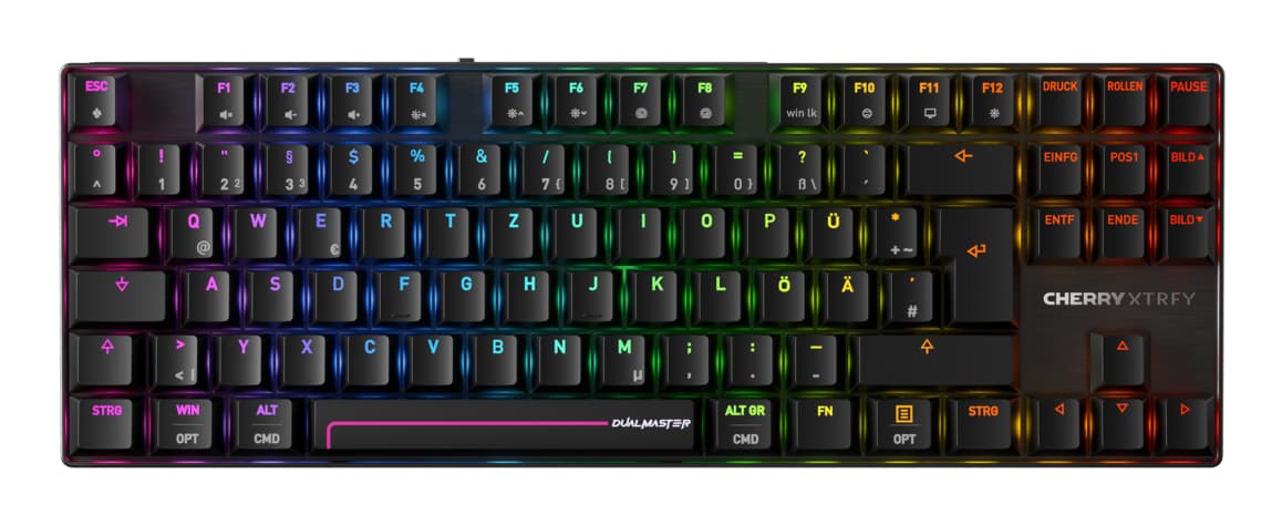 Cherry Xtrfy Mx 8.2 Wireless Tastatur Rgb De Mx Silb Tkl 80%