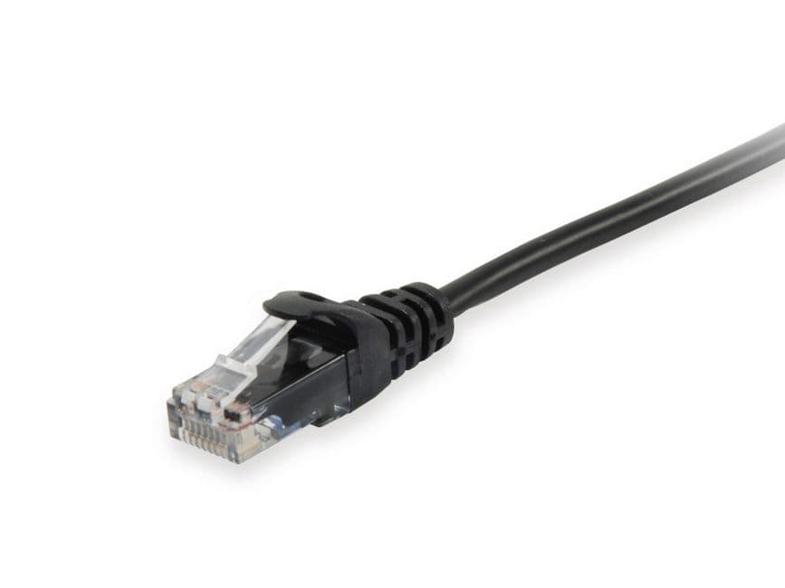 Equip Patchkabel Cat6a U/Utp 2xrj45 2.00m Schwarz Lszh Polybeutel