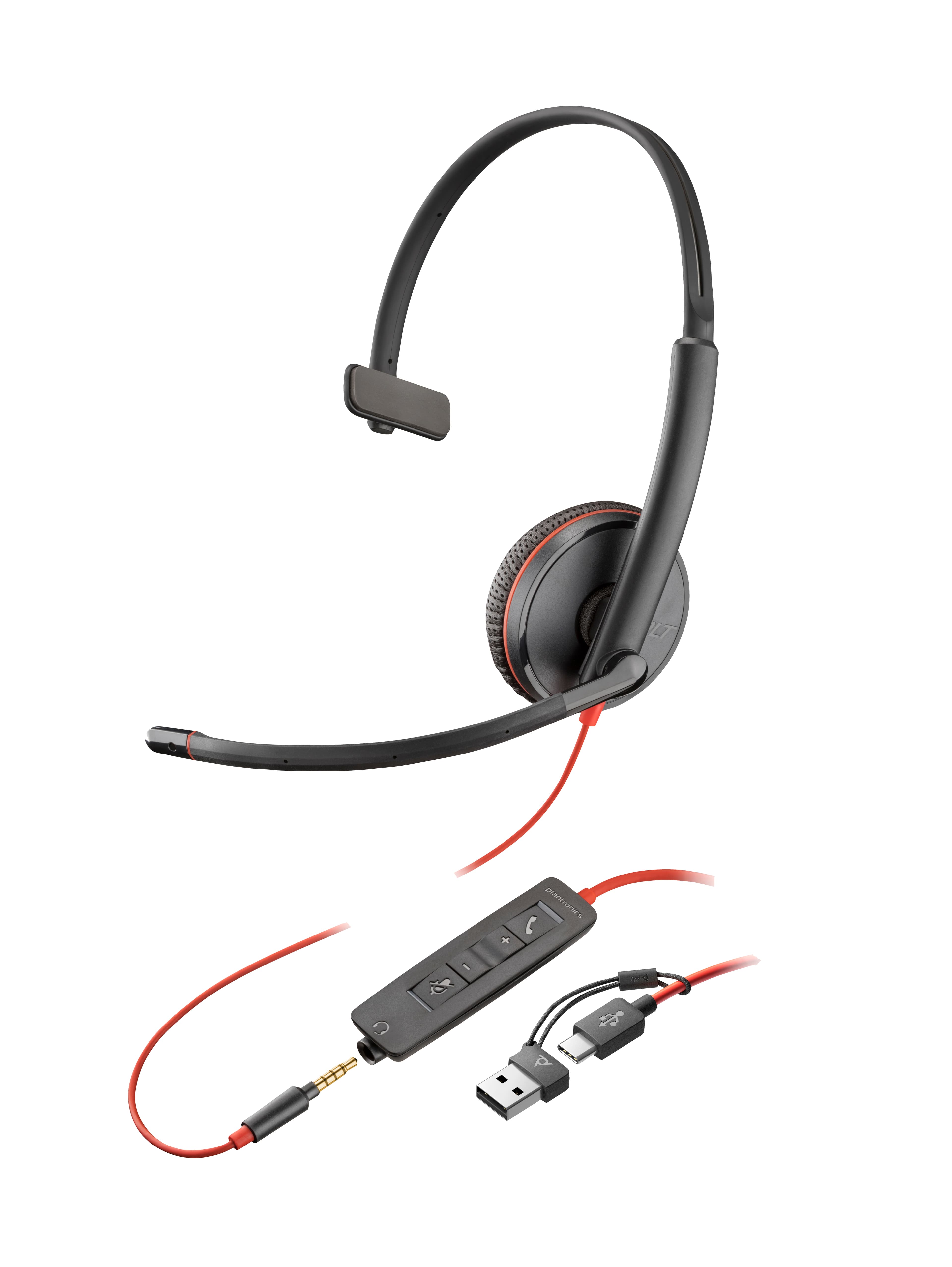 Poly Blackwire 3215 Mono Usb-C/A/3,5mm