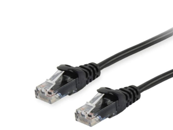 Equip Patchkabel Cat6 U/Utp 2xrj45 0.15m Schwarz Pvc Polybeutel