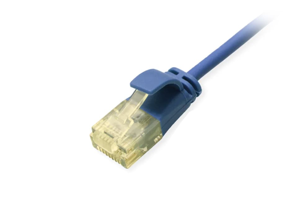 Equip Patchkabel Cat6a Slimflex U/Utp 1.00m Blau Lszh 2xrj45 Polybeutel
