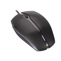 Cherry Gentix Corded Illuminated Maus, Schwarz, Usb