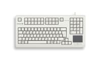 Cherry Touchboard G80-11900 Kabelgebundene Tastatur Mit Touchpad, Hell Grau, Usb (Qwertz - De)