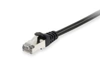 Equip Cat6 S/Ftp Patchkabel, 0.5m, Schwarz, 60stück/Box