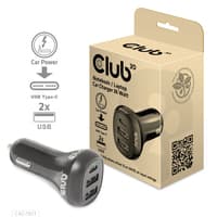 Club3d Usb Kfz-Ladegerät 1xusb C 2xusb A 36w 12/24v Retail