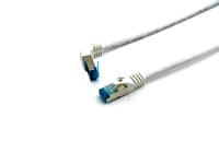 Equip Cat.6a S/Ftp Patchkabel, Gewinkelter Zu Geradem Stecker, 1.0 M, Weiß