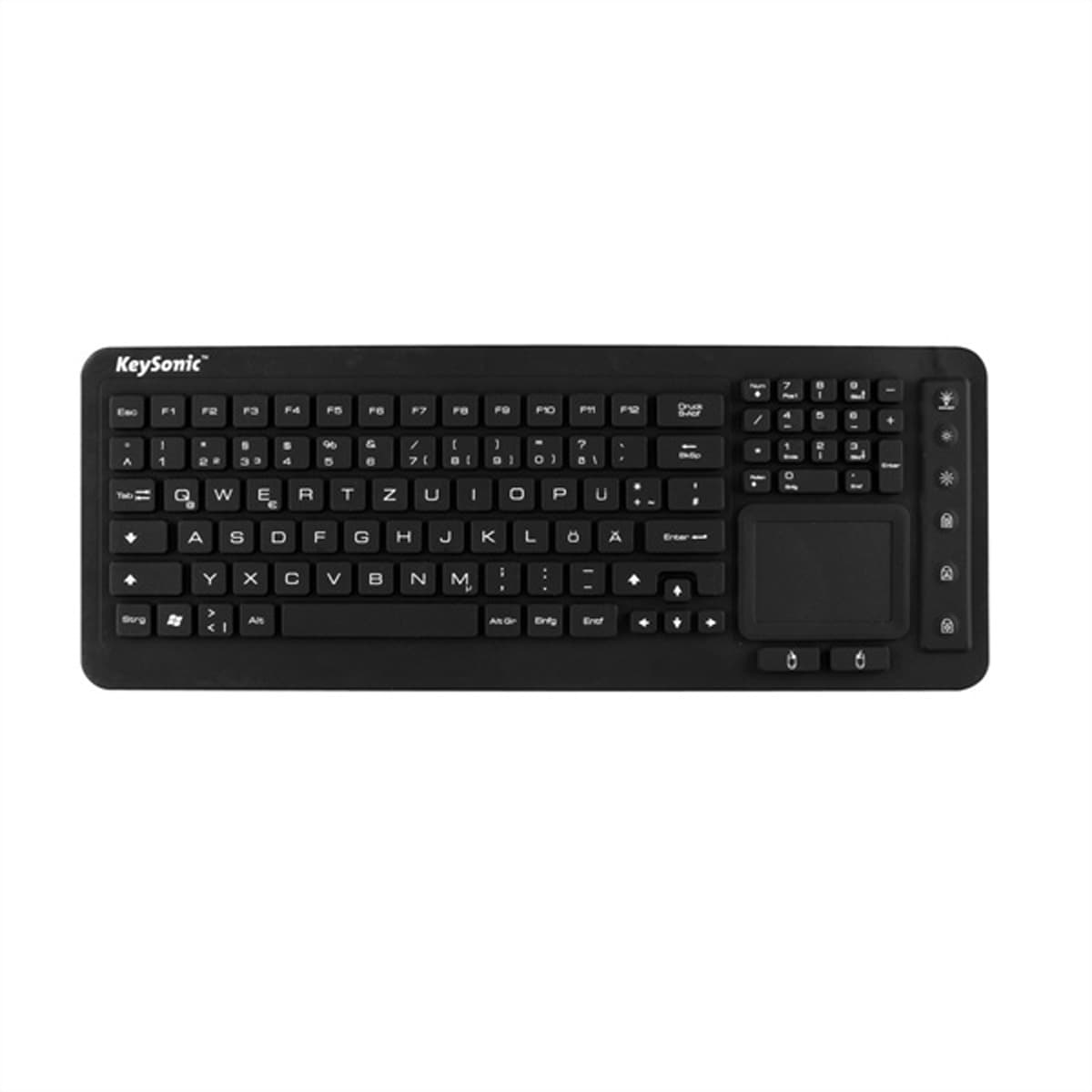Keysonic Industrie-Tas Touchpad, Ip68, Bk, Ksk-6231 Inel(De)