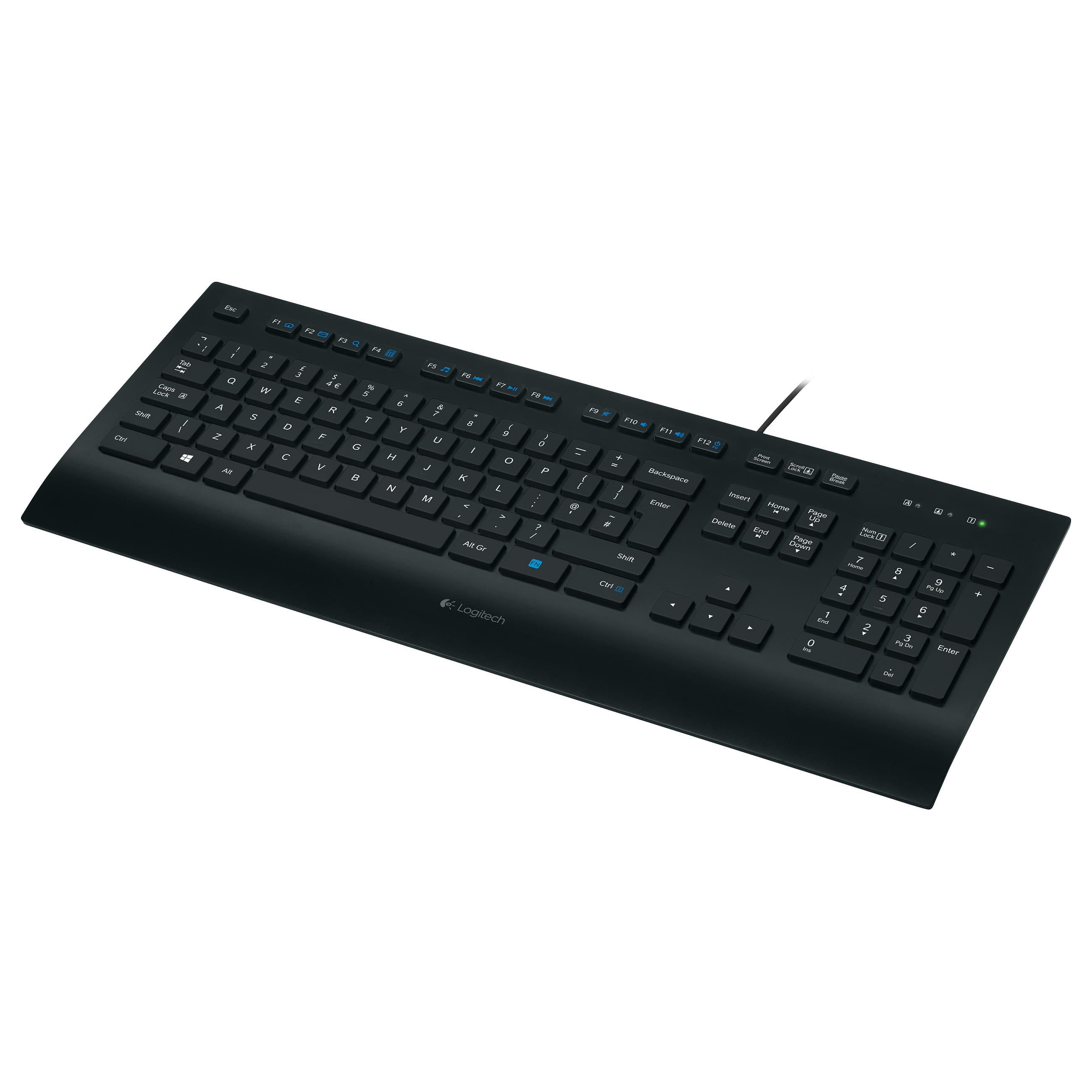 Logitech Usb Keyboard K280e Black