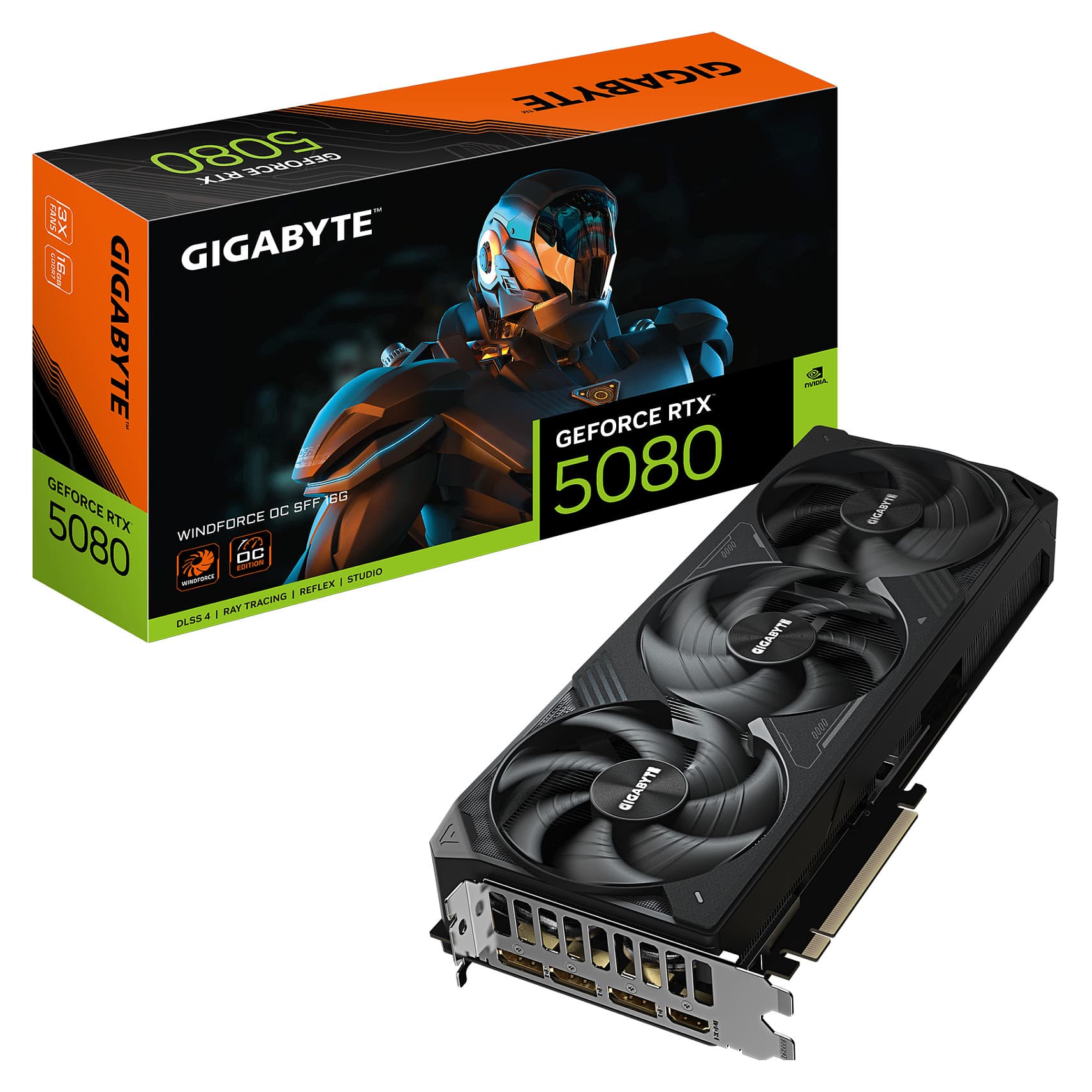 Gigabyte Geforce Rtx 5080 Windforce Oc Sff 16g