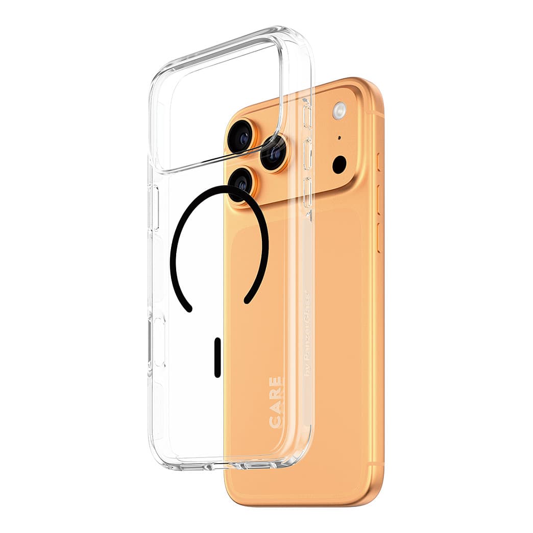Panzerglass Careâ„¢ By ® Urban Explorer Case Transparent W. Black Magsafe Iphone 17 Pro Max Mobile Phone Case
