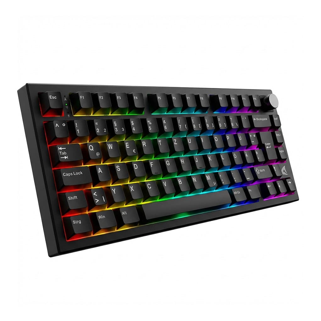 Sharkoon Skiller Sgk55w (Schwarz, De-Layout, Sharkoon Linear)