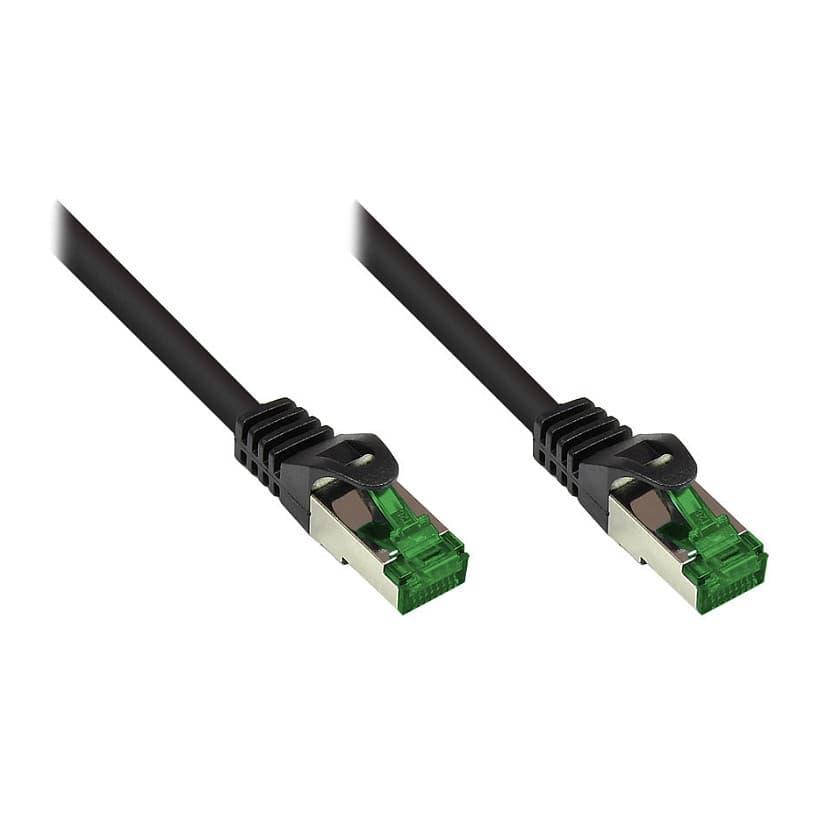 Good Connections Cat.6a Patchkabel Outdoor Hf Schwarz 5m