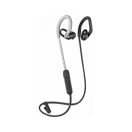 Poly Backbeat Fit 350 - Kopfhörer - Ohrbügel - Im Ohr - Sport - Grau - Weiß - Binaural - Schweißresistent - Wasserfest