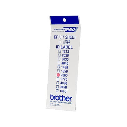 Brother Id2260 12 Aufkleber 22x60 Mm (1x12 Stck.)