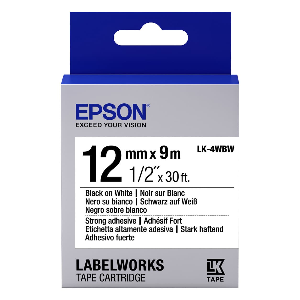 Epson Lk-4wbw Label-Making Tape