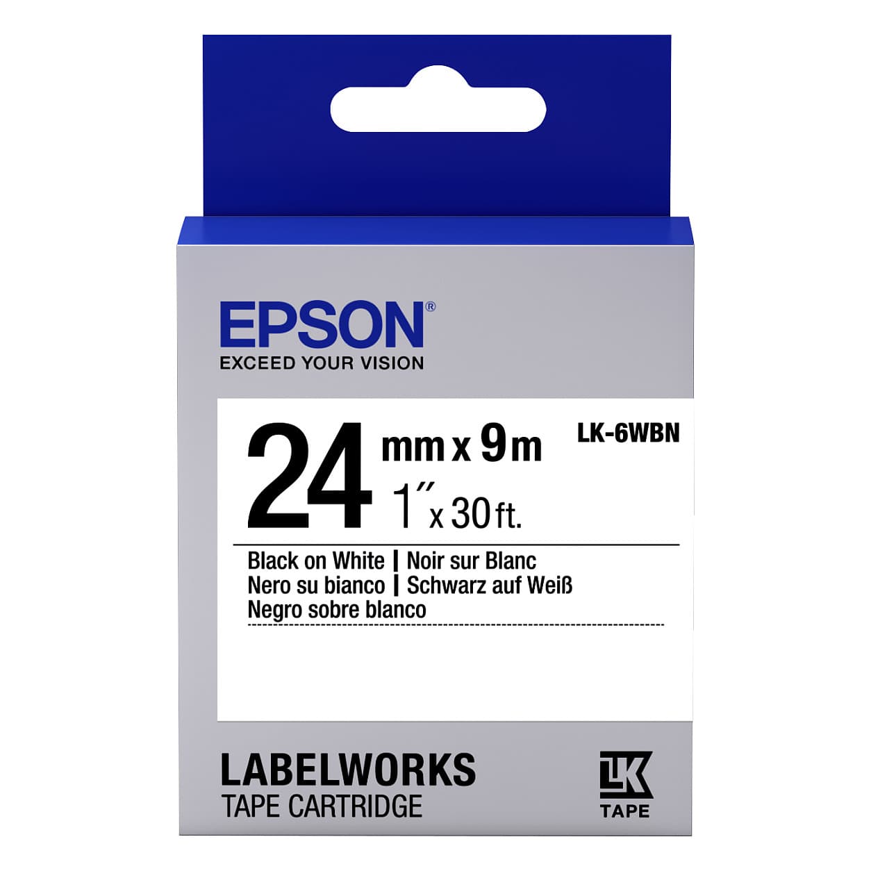 Epson Lk-6wbn Label-Making Tape