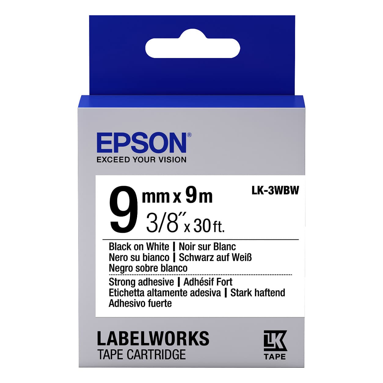Epson Lk-3wbw Label-Making Tape