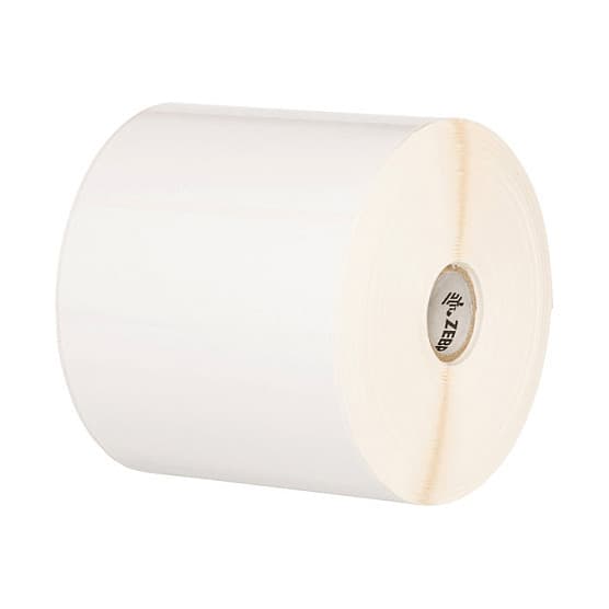 Zebra Polyester 102x102mm Permanent 4xrollen,Z-Ultimate 3000t,Weiss