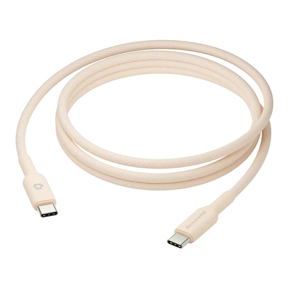 Dbramante1928 Re-Charge - Usb-Kabel - Usb-C (M) Zu Usb-C (M) - 1.5 M - Geflochtener Kabel, Usb-C Power Delivery (60w) - Beige