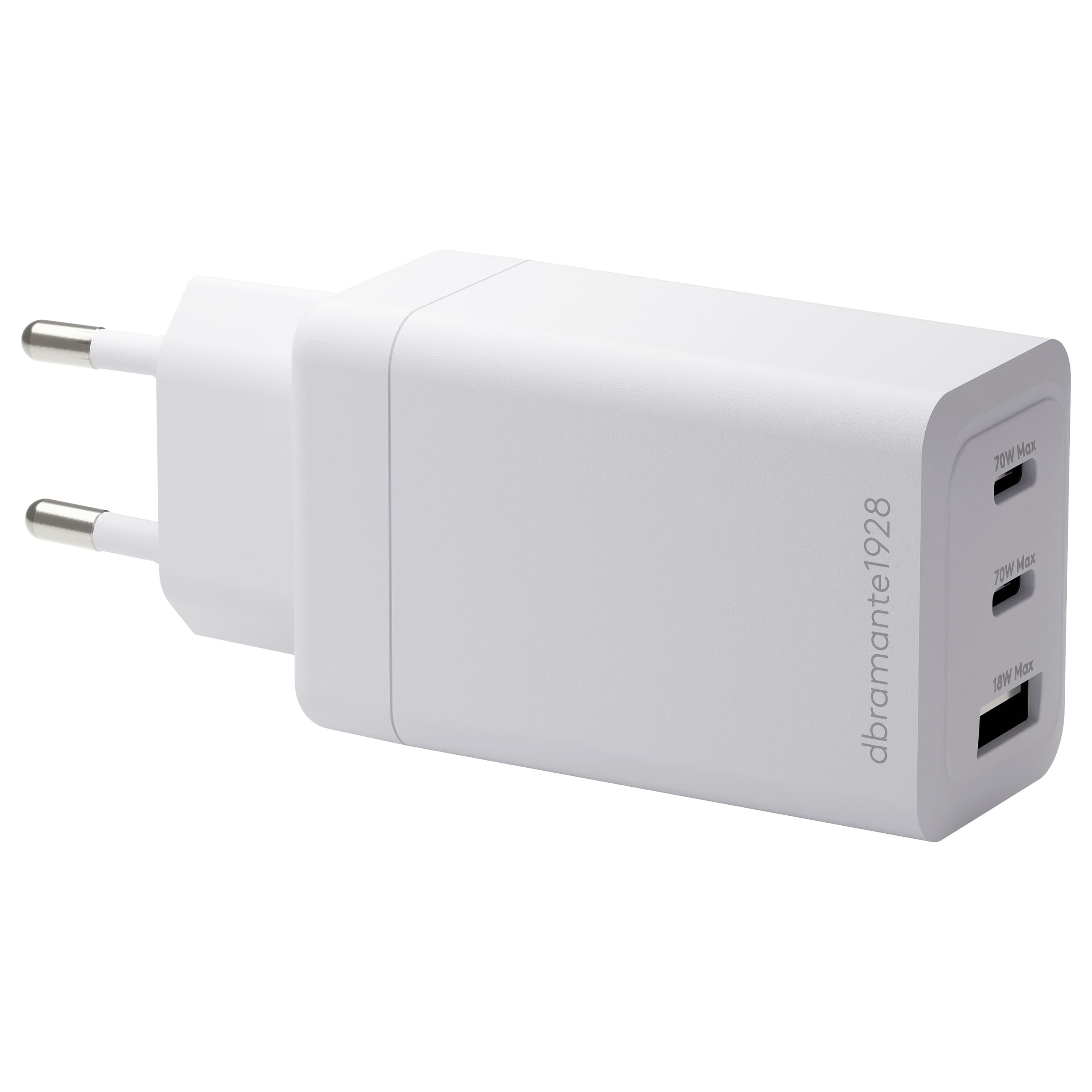 Dbramante1928 Bulkiteuwcharger2xusb-C70w1xusb-Awht