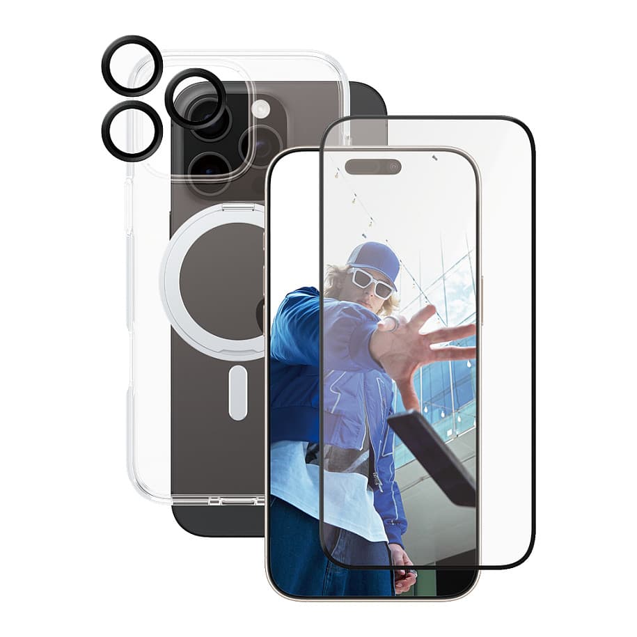 Panzerglass Careâ„¢ By ® 3-In-1 Ceramic Bundle Iphone 16 Pro Max