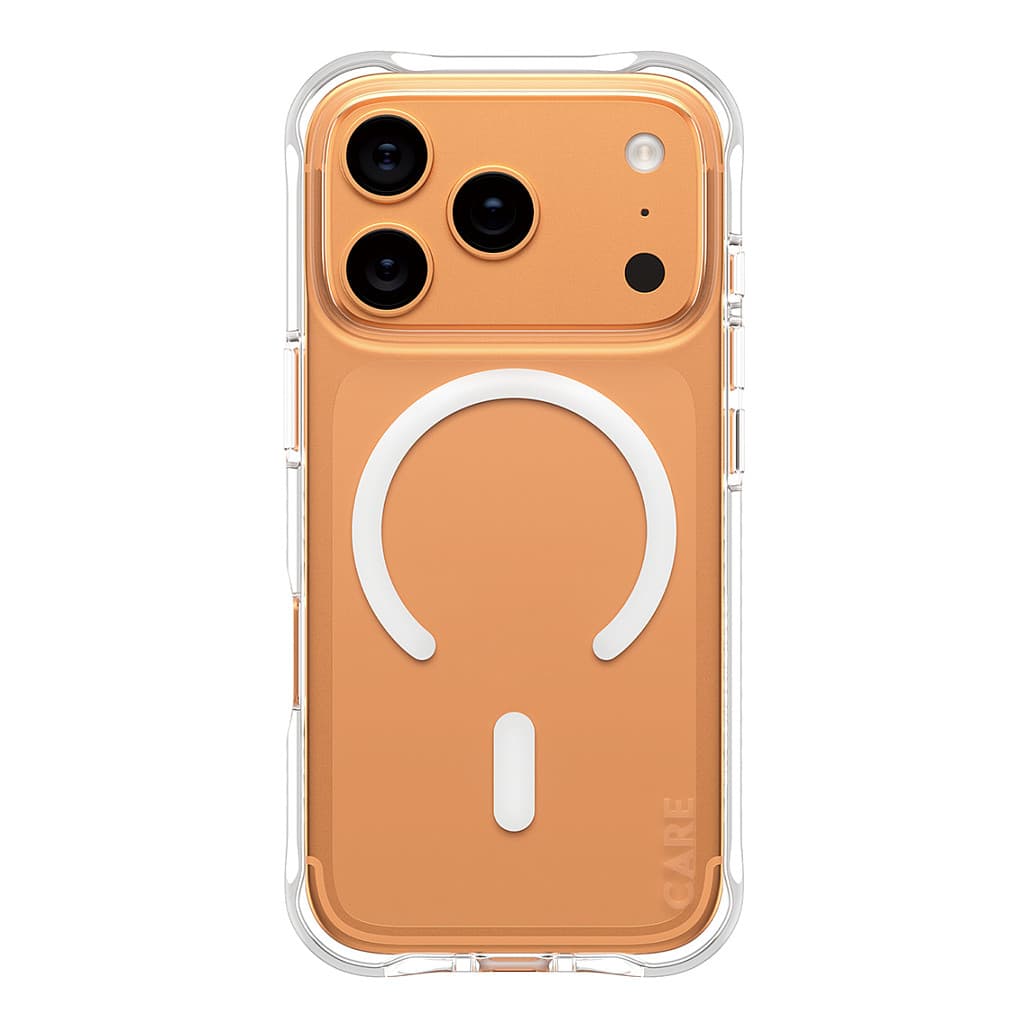 Panzerglass Careâ„¢ By ® Samba Case Transparent W. White Magsafe Iphone 17 Pro Mobile Phone Case