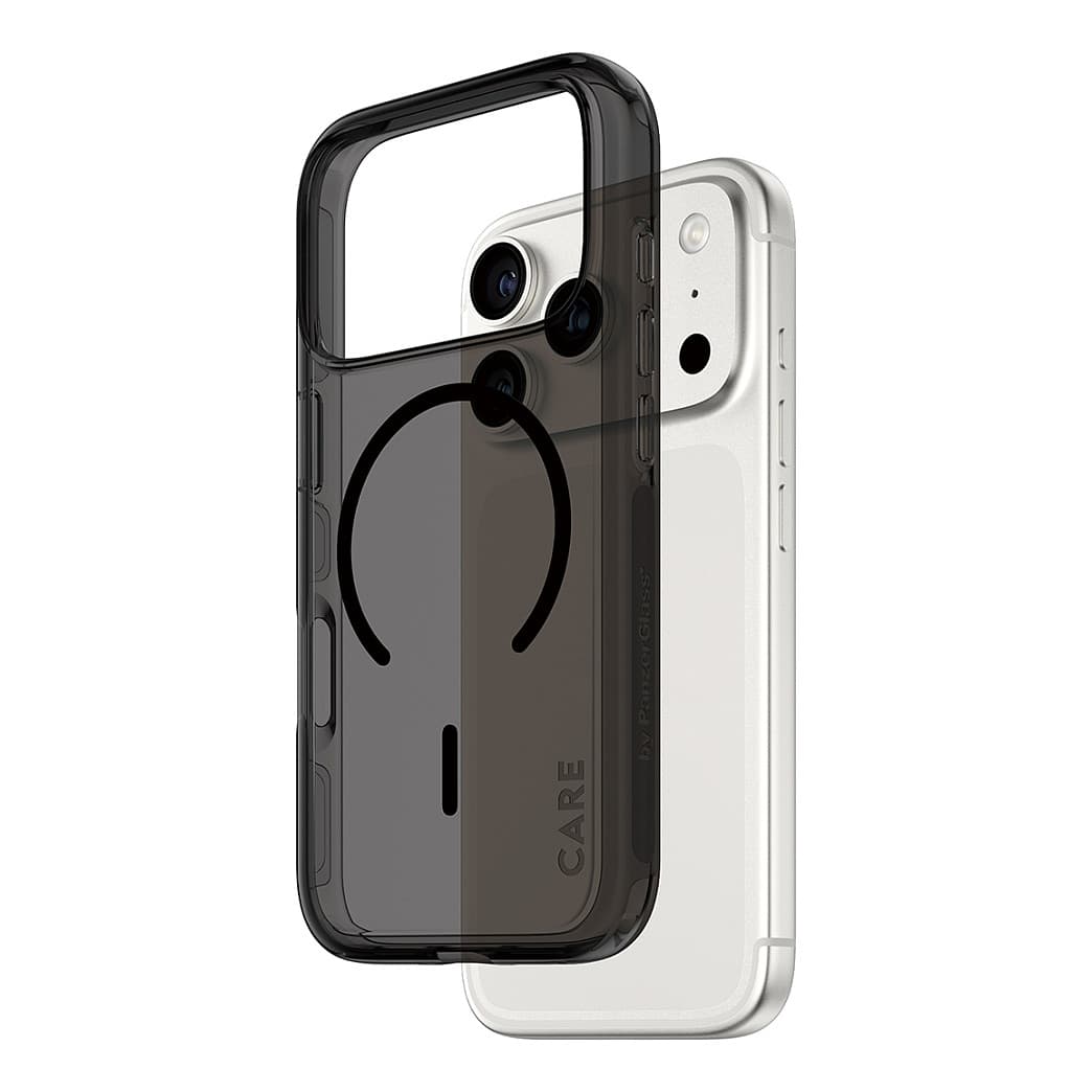 Panzerglass Careâ„¢ By ® Smokey Case W. Black Magsafe Iphone 17 Pro Mobile Phone Case