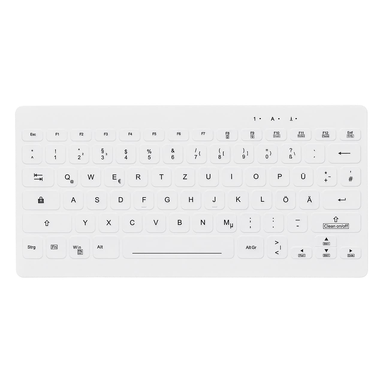 Contour Design Active Key Ak-C4112f-Fu1-W/Ge Keyboard