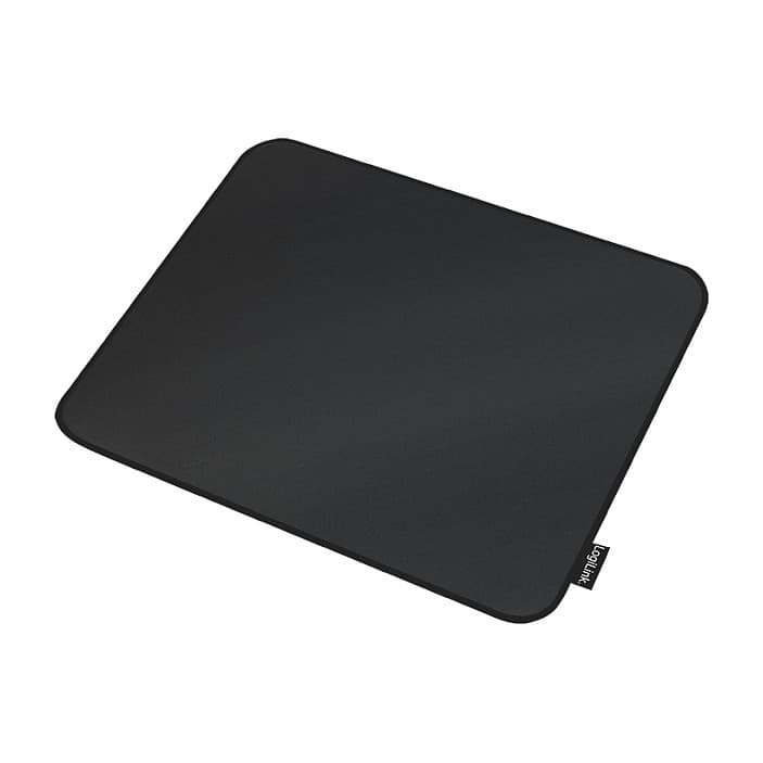 Logilink Mauspad, Vernähte Kanten, 320x270mm, Schwarz, Gr.L