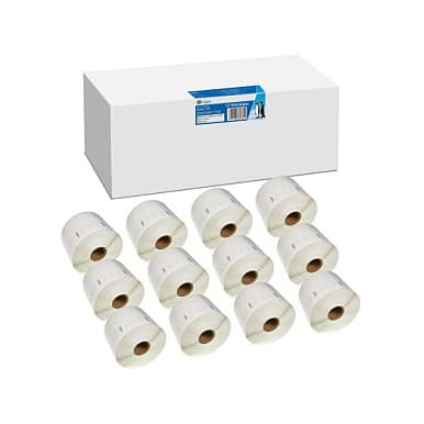 G&G Etikettenrollen Für Etikettendrucker Ersetzt Dymo 11354/S0722540 Weiß, 57,0 X 32,0 Mm
