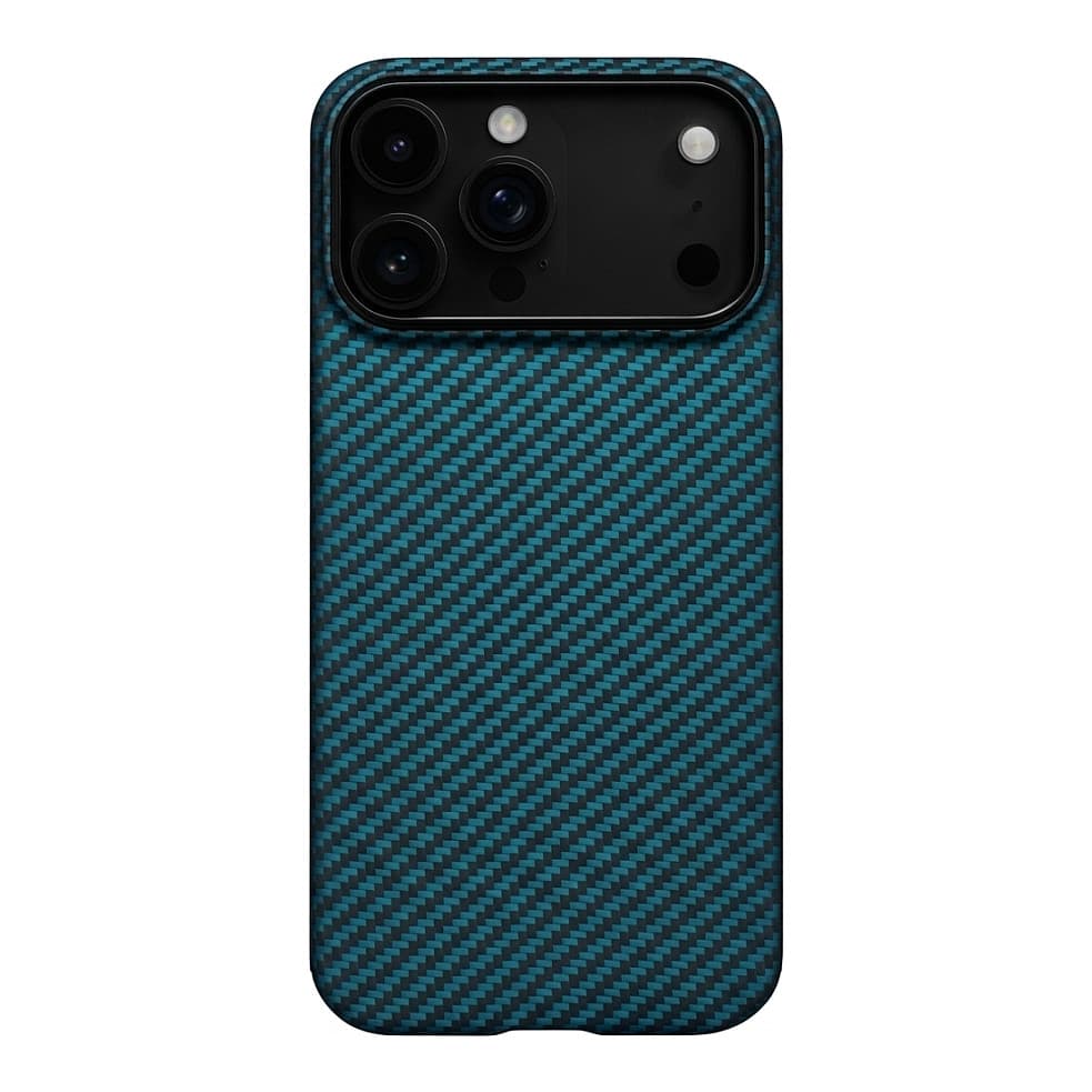 Pitaka Ultra-Slim Case For Iphone 17 Pro Blue/Grey Twill