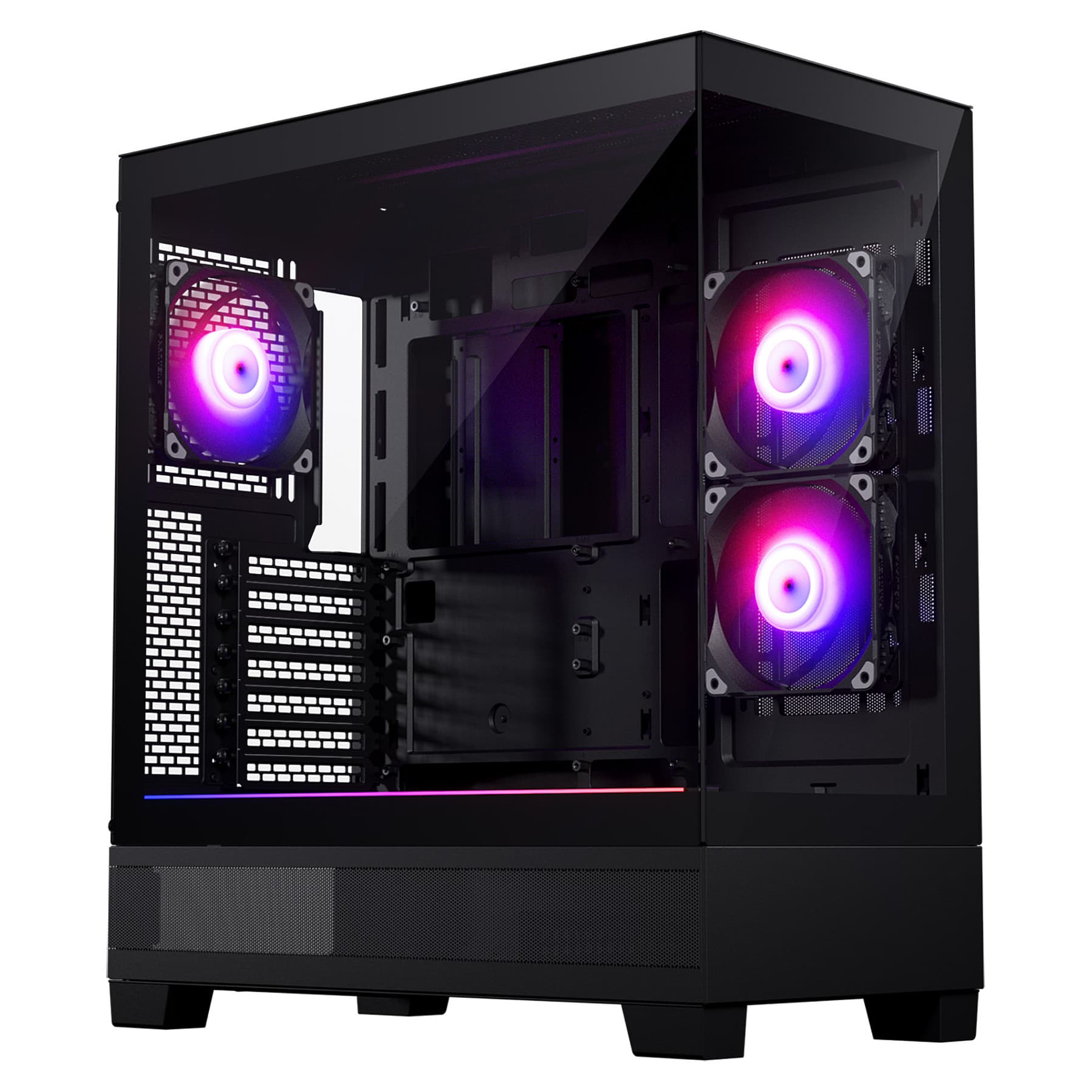 Phanteks Xt View (Schwarz, Tempered Glass X 2)