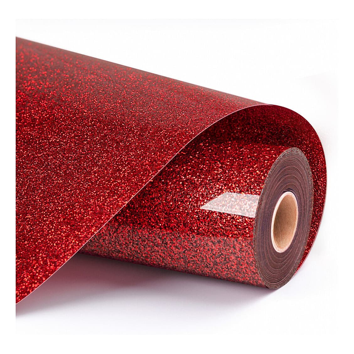 Loklik Plotterfolie Glitzer - Rot - 30,5 X 90 Cm