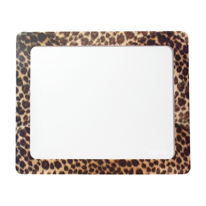 Logilink Mauspad Fotorahmen ""Leopard Design"" Extra Dünn