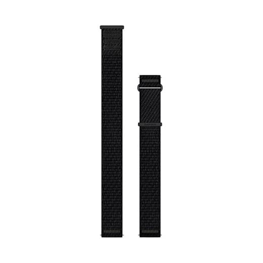 Garmin Schnellwechsel-Armband 22 Mm Nylon Schwarz/Schiefergrau